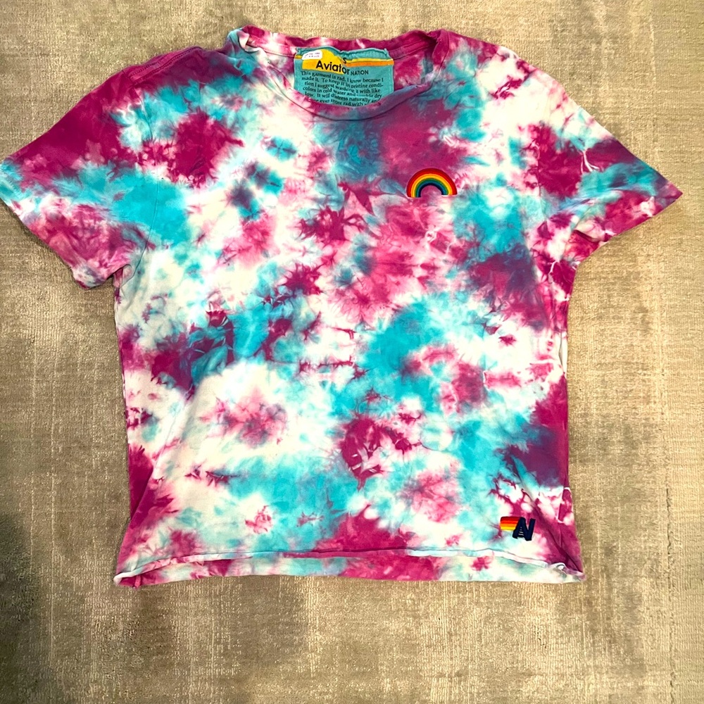 COPY - Aviator Nation womens size small tie dye tshirt